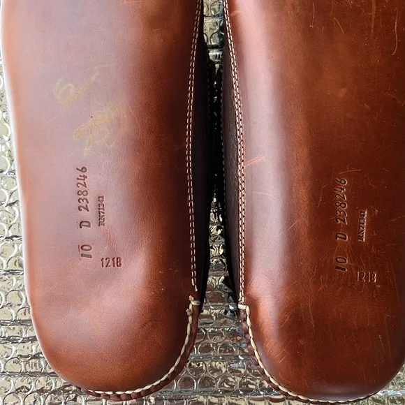 NEW L.L.BEAN Brown Leather Men's Shoes - Picture 7 of 9